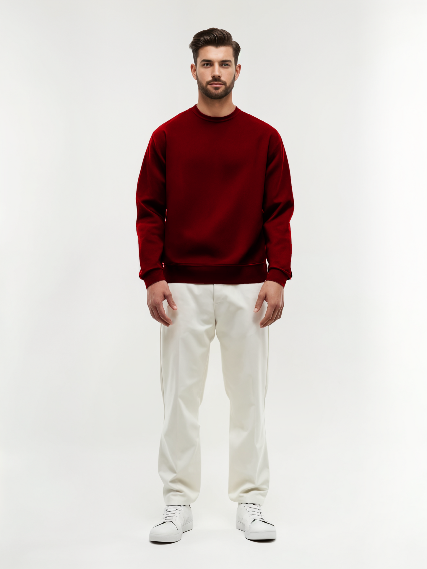 Essence Crewneck Sweatshirt - Maroon