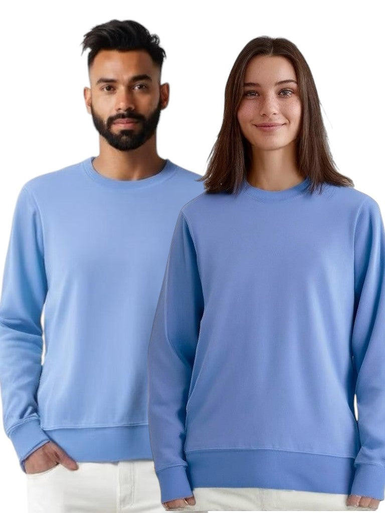 Classic Essence Crewneck Sweatshirt - Light Blue